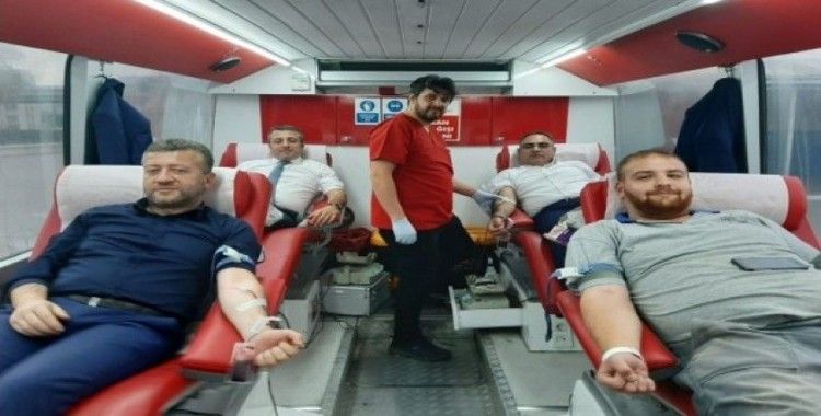Ulaşımpark çalışanları kan bağışında bulundu