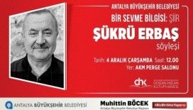 Büyükşehir Şükrü Erbaş’ı okurlarıyla buluşturacak