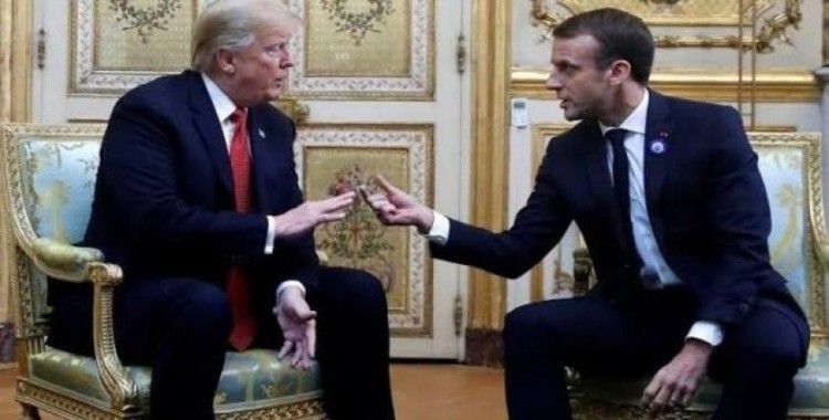 Trump ve Macron; 'S400 için Türkiye’ye yaptırımı konuşuyoruz'