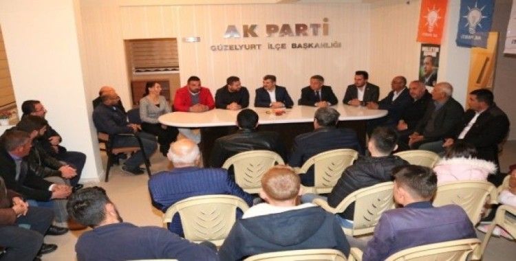 AK Parti heyeti Güzelyurt ilçesinde incelemelerde bulundu
