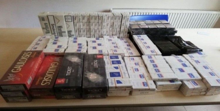 Gaziantep’te bin 190 paket kaçak sigara ele geçirildi