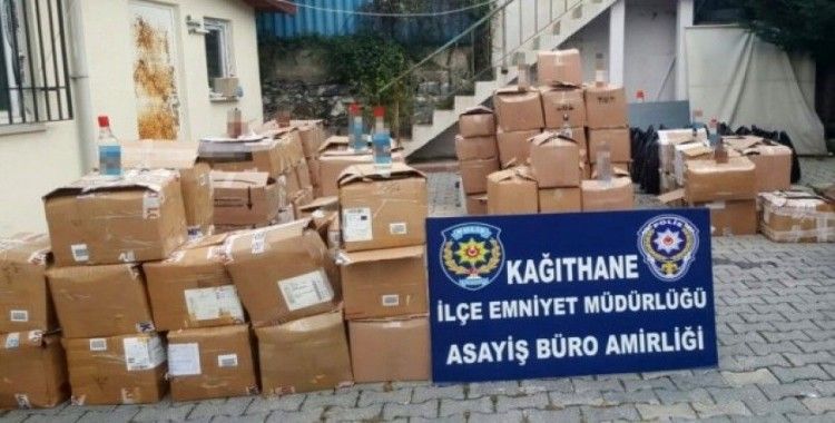 Kağıthane'de kaçak alkol satışı yapanlara operasyon: 2 gözaltı