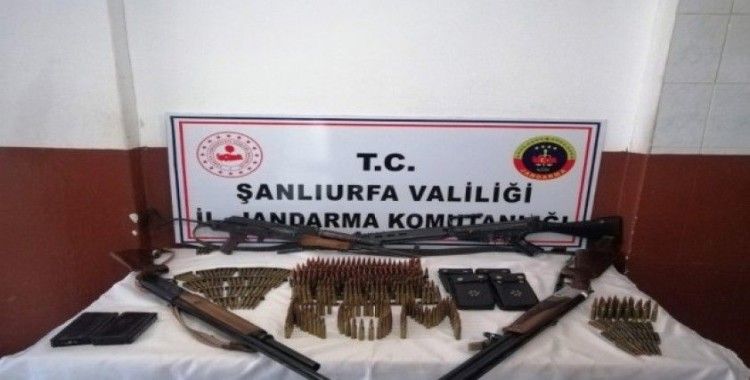 Şanlıurfa’da silah kaçakçılarına operasyon