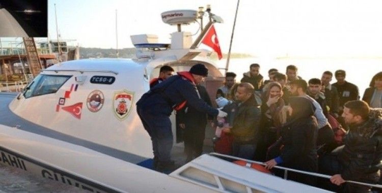 Ayvalık’ta 39 düzensiz göçmen yakalandı
