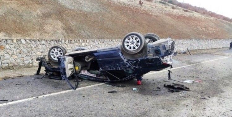 Kahramanmaraş’ta otomobil takla attı: 1 ölü, 1 yaralı