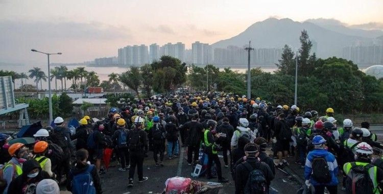 Tayvan'dan Hong Kong protestocularına destek