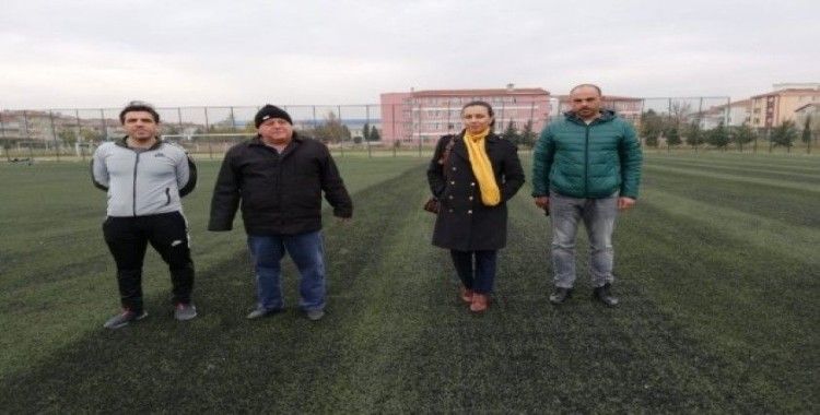 Muratlı Atatürk Stadyumu yeniden açıldı