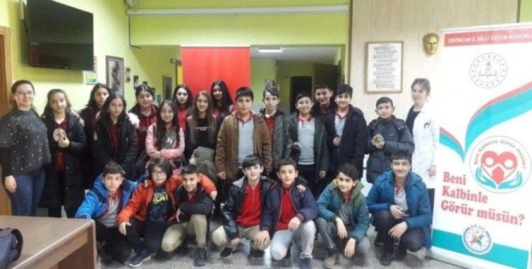 Erzincan’da "Beni Kalbinle Görür müsün" projesi devam ediyor