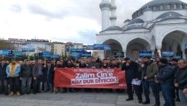 7 şehirde Doğu Türkistan eylemi düzenlendi