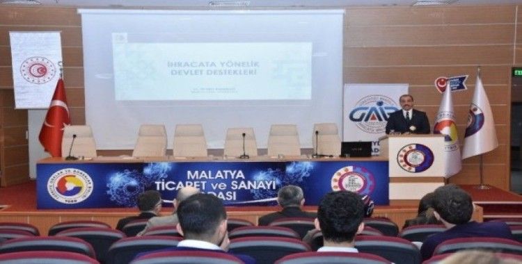 Dış ticaret bilgilendirme semineri düzenlendi