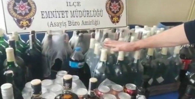 Kırklareli’nde kaçak içki operasyonu: 9 gözaltı