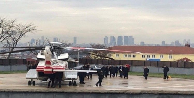Cumhurbaşkanı Erdoğan helikopterle Gebze'ye hareket etti