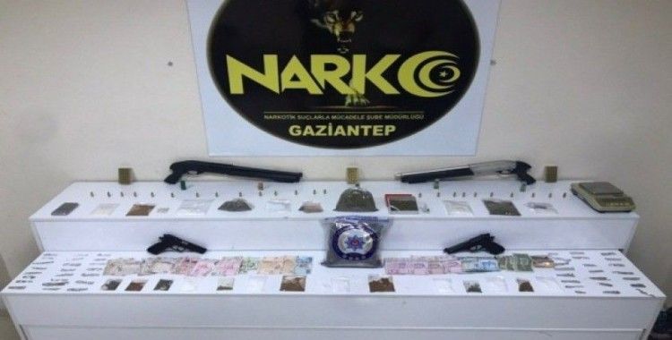 Gaziantep'te uyuşturucu operasyonu 24 gözaltı