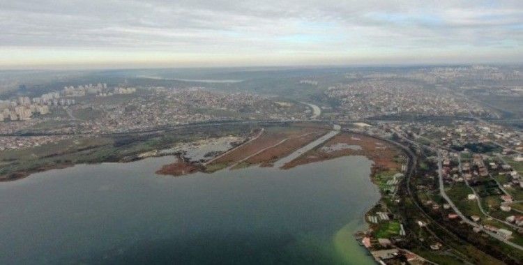 (Özel) Kanal İstanbul güzergahı havadan görüntülendi