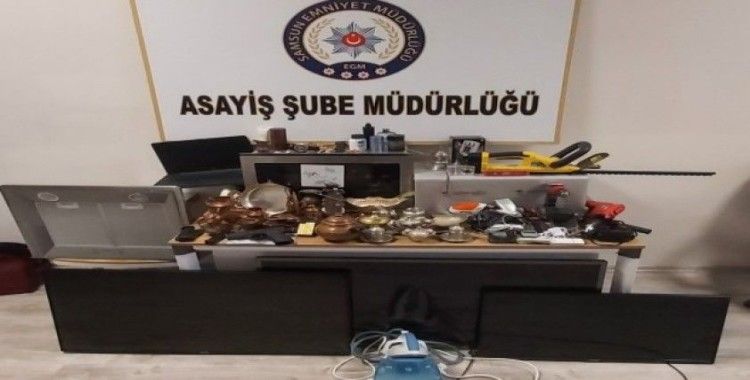 Samsun’da 9 hırsızlık olayına karışan şahıs yakalandı