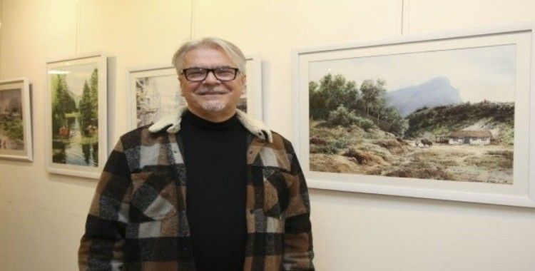 Ressam Kırdı, 69’uncu kişisel sergisini MTSO’da açtı