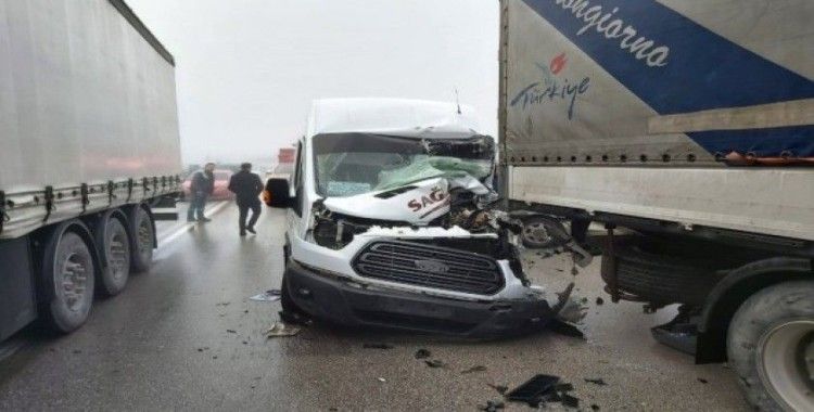 Amasya’da zincirleme trafik kazası: 7 yaralı