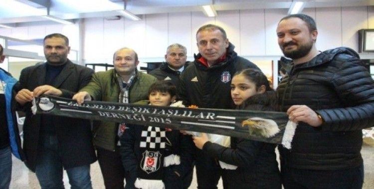 Beşiktaş, kupa maçı için Erzurum'a geldi