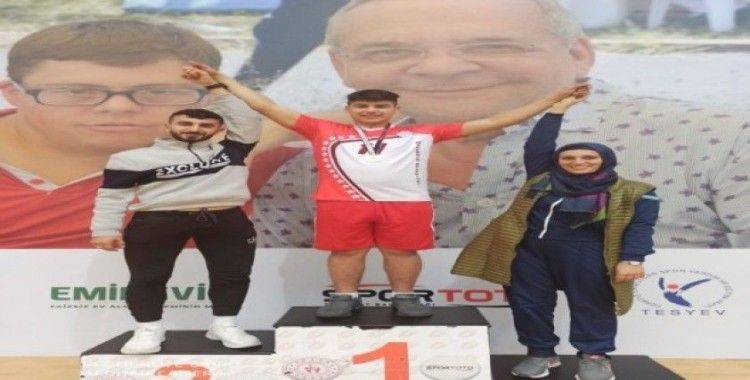 Nevşehir Belediyesporlu özel sporcu bölge birincisi oldu