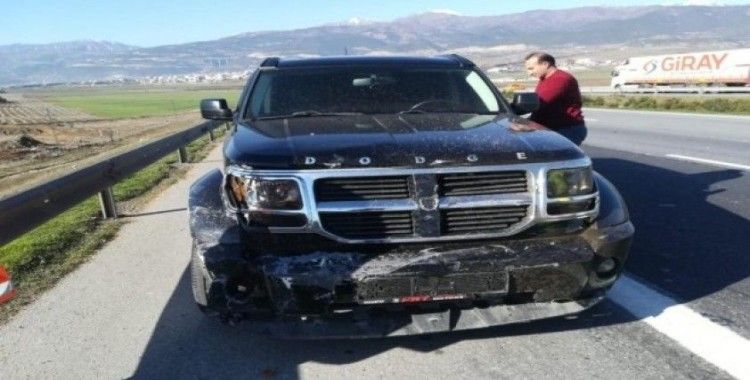 Gaziantep’te 3 aracın karıştığı kazada 1 kişi yaralandı