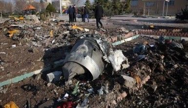 Düşürülen Ukrayna uçağına ait yeni görüntüler ortaya çıktı