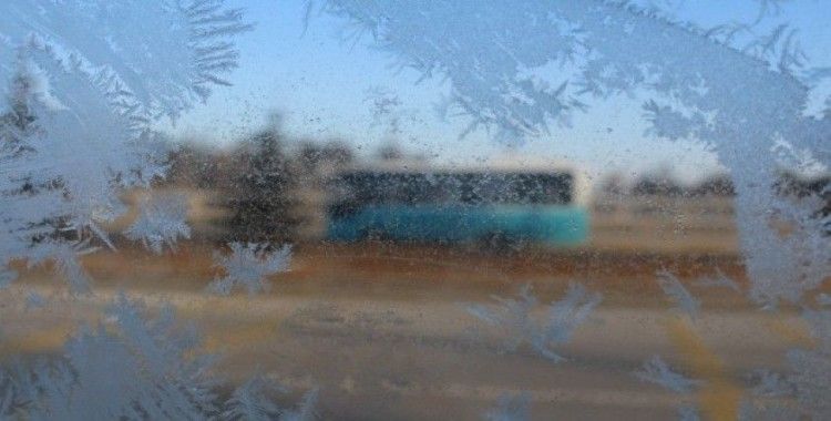 Erzurum’da Sibirya soğukları donduruyor