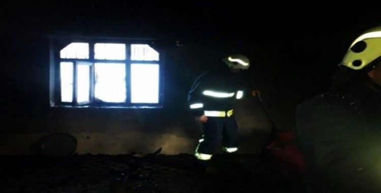 Edremit’te ev yangını