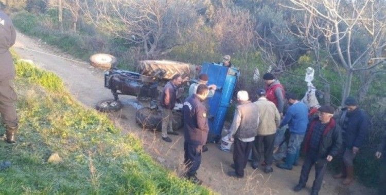 Milas’ta traktör kazası: 2 yaralı