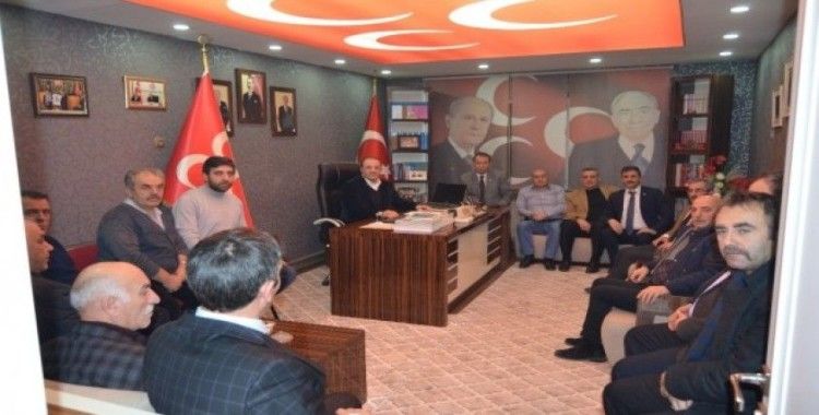 Başkan Karataş, TÜRKAV ve KAMU-SEN il temsilcileri ile görüştü