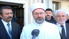 Diyanet İşleri Başkanı Erbaş, deprem bölgesindeki çalışmaları anlattı