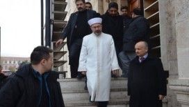 Diyanet İşleri Başkanı Erbaş, Malatya'da hasar gören camiyi inceledi