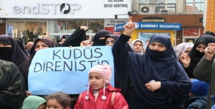 ABD ve İsrail’in Filistin planı protesto edildi