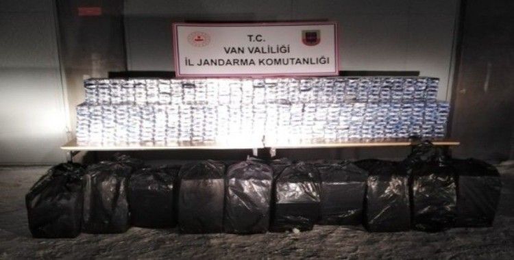 Çaldıran’da 13 bin paket kaçak sigara ele geçirildi