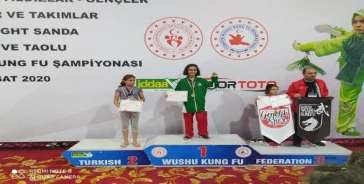Şuhut’lu sporcuların Wushu Kung Fu Türkiye Şampiyonası başarısı