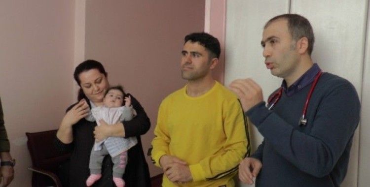 Nadir görülen hastalığına yakalanan Hira bebek için 60 bin euroluk ilaç yurt dışından getirildi