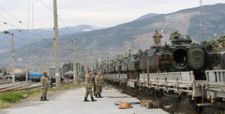 İskenderun Tren Garı’ndan Suriye sınırına ZBT sevkiyatı