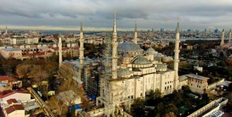 (ÖZEL) Sultanahmet Camisi’nin restorasyonu yüzde 30’u geçti