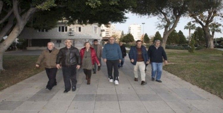 Emekli Evi üyeleri haftada üç gün yürüyüş yapıyor