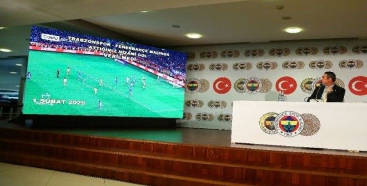 Ali Koç: 'Fenerbahçe'nin aleyhine yapılan hatalar sistematiktir'