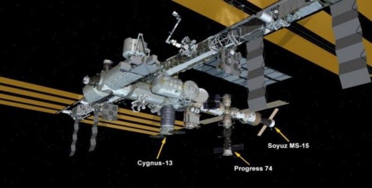Cyngus kargo mekiği Uluslararası Uzay İstasyonu'na ulaştı