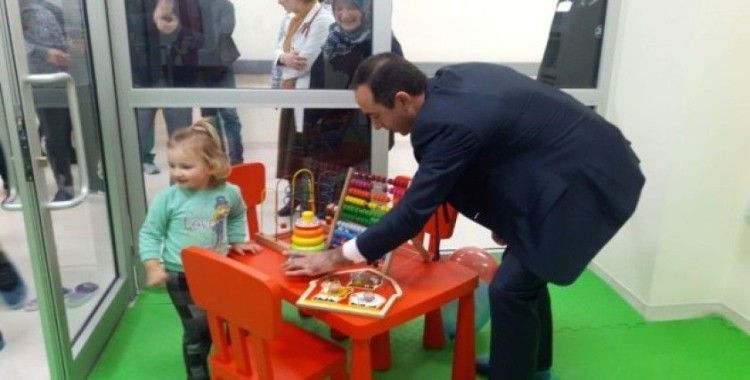 Şarköy Devlet Hastanesi'nde çocuk kütüphanesi ve oyun alanı açıldı