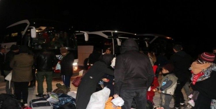 Nevşehir’de mülteciler terminale akın etti