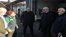 Sanayi sitesini ziyaret edip, esnafın taleplerini dinlediler