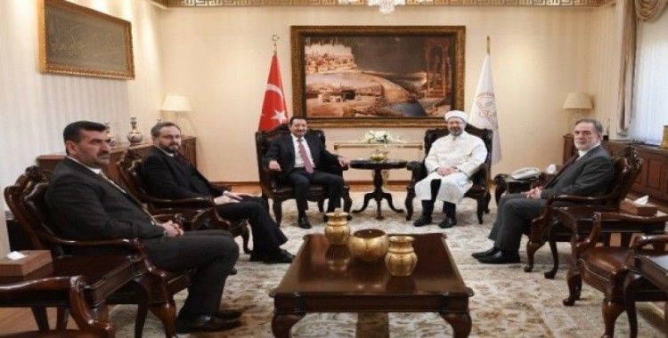 Diyanet İşleri Başkanı Erbaş, Suudi Arabistan Büyükelçisi El Khereiji’yi kabul etti