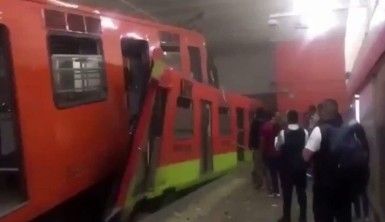 Meksika'da feci metro kazası