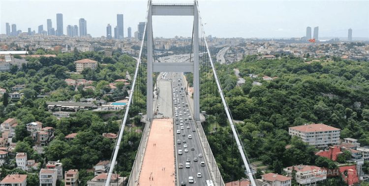 Fatih Sultan Mehmet Köprüsü'nde hareketli anlar
