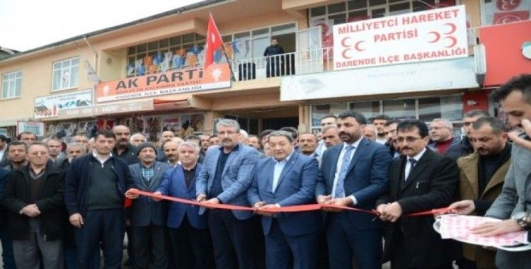 Milletvekili Fendoğlu, Darende’de ilçe binasının açılışına katıldı