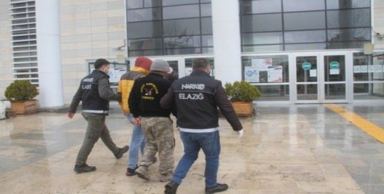 Elazığ'da uyuşturucu operasyonları: 5 tutuklama