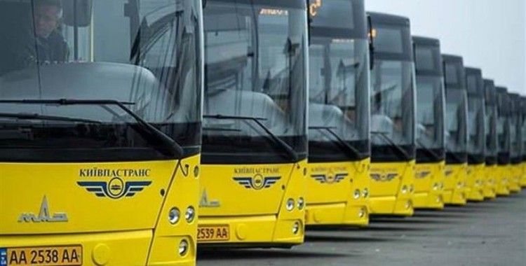 Kiev'de toplu taşıma hizmetleri durduruluyor