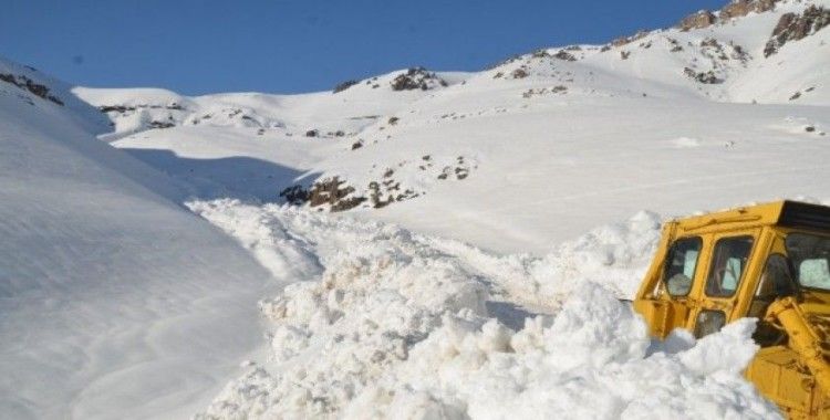 Şırnak’ta karla mücadele çalışmaları sürüyor
